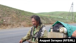 Alekszandr Gabisev sámán 2019. július 6-án Csita közelében