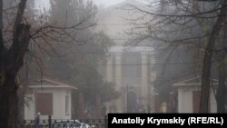 Туман в Симферополе, архивное фото