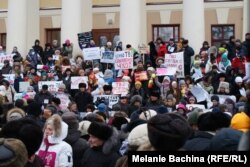 Митинг в поддержку томской телекомпании ТВ-2. 2014 год