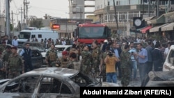 أربيل: موقع التفجير الانتحاري الجمعة 17 نيسان