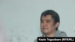 Искандер Еримбетов во время оглашения приговора по делу «о мошенничестве». Алматы, 22 октября 2018 года.
