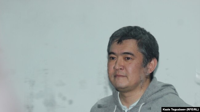 Искандер Еримбетов во время оглашения приговора по делу «о мошенничестве». Алматы, 22 октября 2018 года.