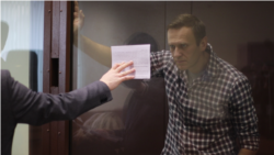 Алексей Навальный в Мосгорсуде, 19 февраля 2021 года