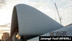 Azerbaijan -- The Heydar Aliyev Centre in Baku - Jul2014