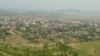 Nagorno-Karabakh - A general view of Stepanakert from a nearby hill, 8Jul2011.