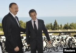 İ.Əliyev və N.Sarkozy