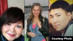 Коллаж фотографий сотрудников газеты «Уральская неделя» Тамары Еслямовой (слева), Марии Ковалевой (в центре) и Талгата Умарова. Фото с сайта "Адил соз".