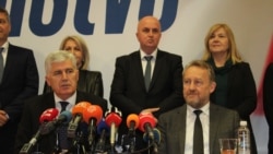 Dogovor na koji se čekalo 12 godina: Dragan Čović (HDZ) i Bakir Izetbegović (SDA) u Mostaru, 4. marta 2020.