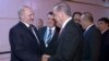 Аляксандар Лукашэнка і Рэджэп Эрдаган падчас сустрэчы ў Стамбуле, архіўнае фота