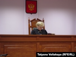 Судья на процессе по делу Зарины Юнусовой