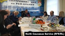 Пресс-конференция министра внутренних дел Северной Осетии Михаила Скокова