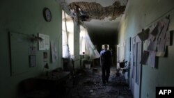 Больница в Донецке. Июль 2015 года