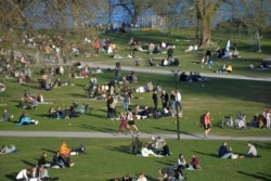 Весна в парку в Стокгольмі в часи коронавірусу, фото 22 квітня 2020 року