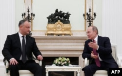 Igor Dodon și Vladimir Putin, Moscova, 17 ianuarie 2017