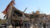 Разрушенный в результате бомбардировки госпиталь организации "Врачи без границ" в Сирии