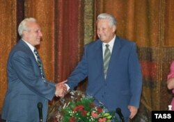 Сергей Филатов и Борис Ельцин