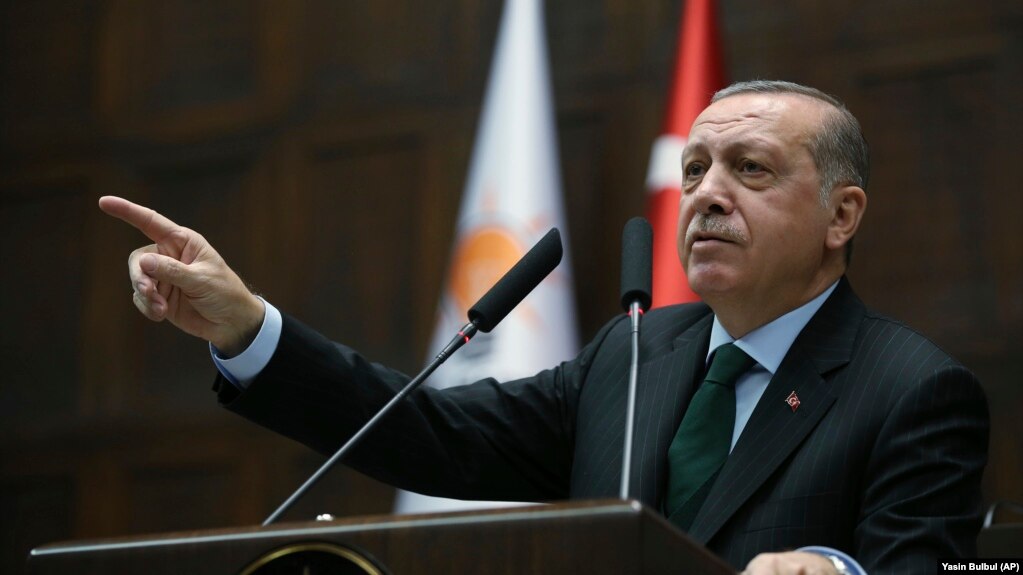 Turkey's President Recep Tayyip Erdogan 