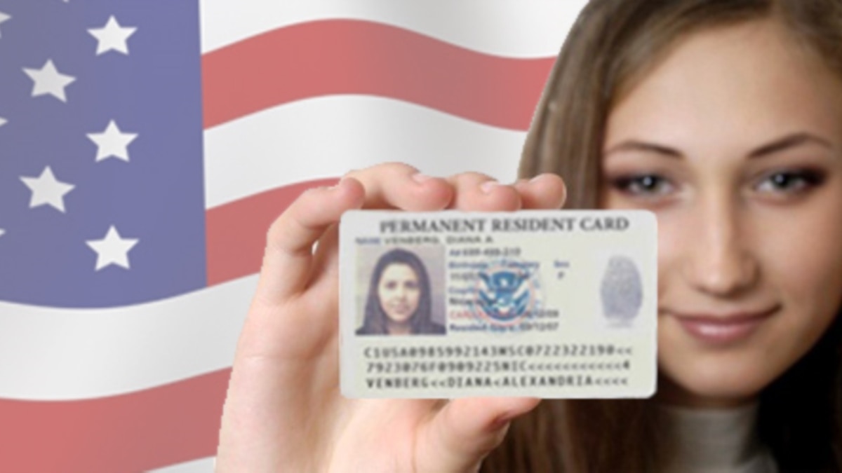 Green card фото