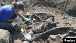 Posmrtni ostaci pronađeni 5. avgusta 2010 na obalama Perućca kod Višegrada