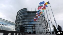 Будівля Європарламенту у Страсбурзі у Франції, архівне фото