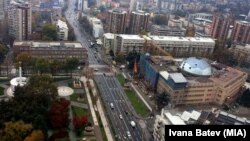 Pamje e një pjese të Shkupit
