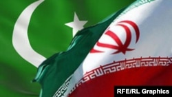 بیرق های ملی ایران و پاکستان 