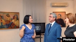 Նախագահ Սերժ Սարգսյանը Մարտիրոս Սարյանի տուն-թանգարանում, 26 հուլիս, 2011