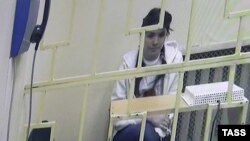 Варвара Караулова в суде Москвы. 19 января 2016 года.
