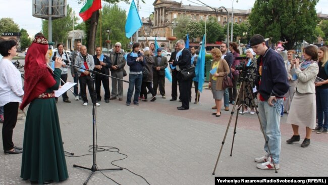 Mayın 18-də Ukrayna boyunca Krım tatarlarının deportasiyasının ildönümü yad edilib