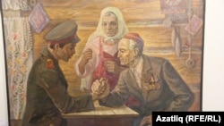 Мөдәррис Минһаҗевның "Солдатлар" картинасы