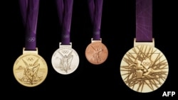 London Olimpiadasının medalları