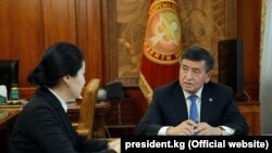 Президент Кыргызстана Сооронбай Жээнбеков.