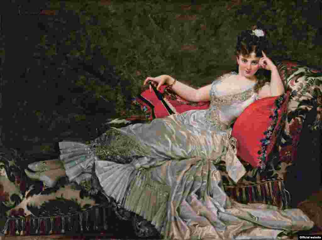 Carol Duran, Portretul Juliei Tahl, cunoscută ca Domnișoara Alice de Lancey, 1876.