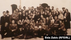 Detalj sa izložbe u Zagrebu o spasavanju kosovskih Jevreja tokom holokausta, 2014.