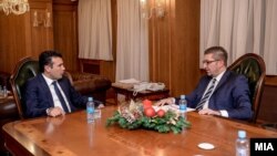 Средба на премиерот Зоран Заев со лидерот на ВМРО-ДПМНЕ, Христијан Мицкоски 