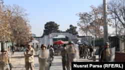 کابل کې د پاکستان سفارت مخ ته ولاړ د لاریونونو او اعتراضونو ضدافغان پولیس