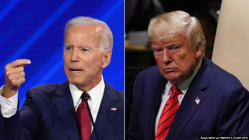 President Donald Trump (right) won't return to the agreement should he win, while challenger Joe Biden may face demands from Iran for compensation should he try to preserve the deal, one analyst says.