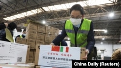 Medicinska oprema se iz Kine šalje u pomoć Italiji