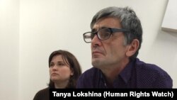 In April 2016, Ramazan Dzhalaldinov (right) incurred the anger of Chechen Republic head Ramzan Kadyrov by addressing an open letter to Russian President Vladimir Putin accusing the authorities in his village of corruption.