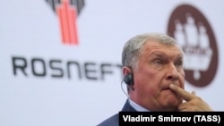 Rosneft Chief Executive Igor Sechin (file photo)