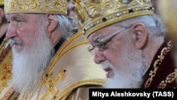 Католикос-Патриарх всея Грузии Илия II и Патриарх Московский и всея Руси Кирилл, 2011 год