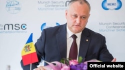 Moldovan President Igor Dodon says uncertainty within the EU means his country must maintain ties to Russia.