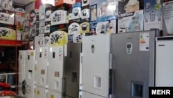 A home appliances store in Iran.
