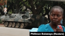 Vojska na ulicama Hararea, Zimbabve
