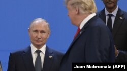 Imagine a președinților Donald Trump și Vladimir Putin la summitul G20 de la Buenos Aires