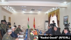 Terrorism was reportedly high on the agenda at today's meeting between Tajik and Kyrgyz defense ministers.