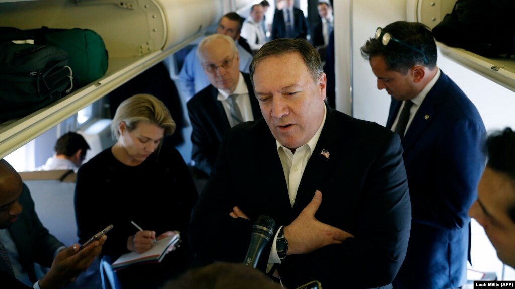 وزیر خارجه آمریکا میگوید ایرانیها دقیقا میدانند که دیدگاه ما درباره تهدیدات صورت گرفته از جانب آنها علیه منافع آمریکا در سرتاسر جهان چیست