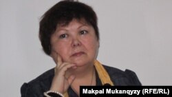 Главный редактор газеты "Уральская неделя" Тамара Еслямова. Алматы, 29 марта 2011 года.