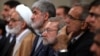 علی لاریجانی و دو معاون اصلاح‌طلبش، علی مطهری و مسعود پزشکیان، در دیدار نمایندگان مجلس با رهبر جمهوری اسلامی