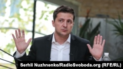 Володимир Зеленський під час пресмарафону. 10 жовтня 2019 року